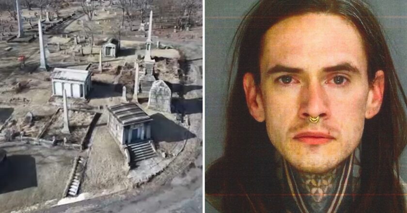 Pennsylvania man arrested for allegedly stealing more than 100 human remains from graves.