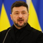 Zelensky calls for stronger air defences as Russia leaves Kyiv in freezing conditions