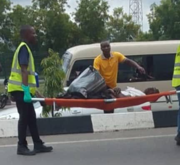 BREAKING : Bayelsa United Team Bus Suffers Accident Scare on Abuja Road