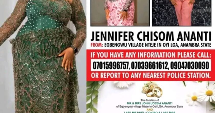 Lady goes missing on wedding day as husband to be suspects foul play