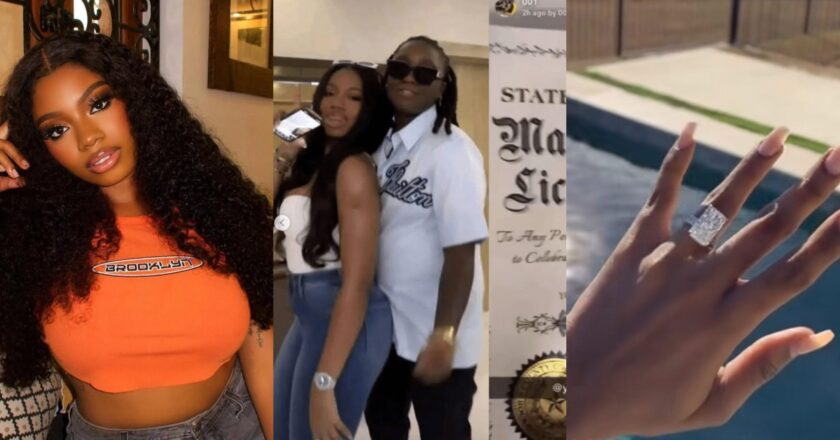 Public Reacts As BBNaija’s Angel Marries Female Partner Tumie