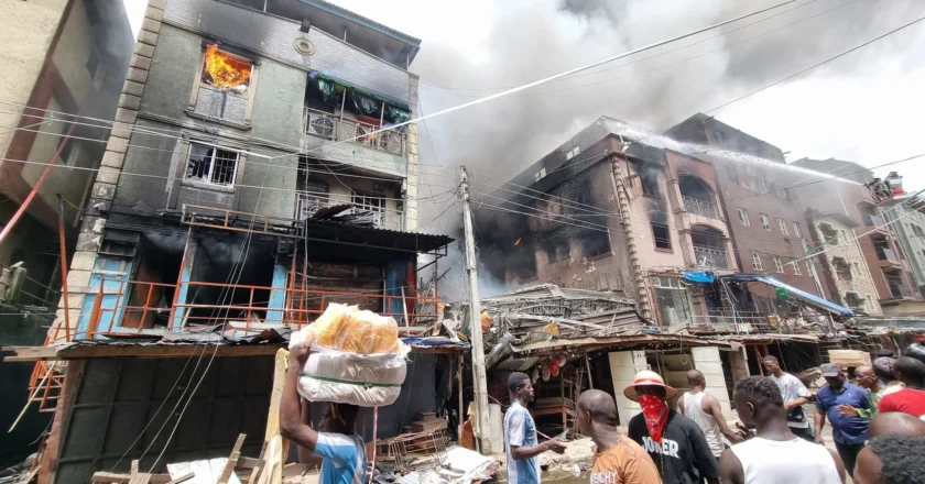 Lagos Computer Village Fire: Traders Appeal to Sanwo-Olu for Financial Aid