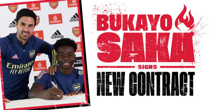 Bukayo Saka Commits to Arsenal with New Long-Term Contract
