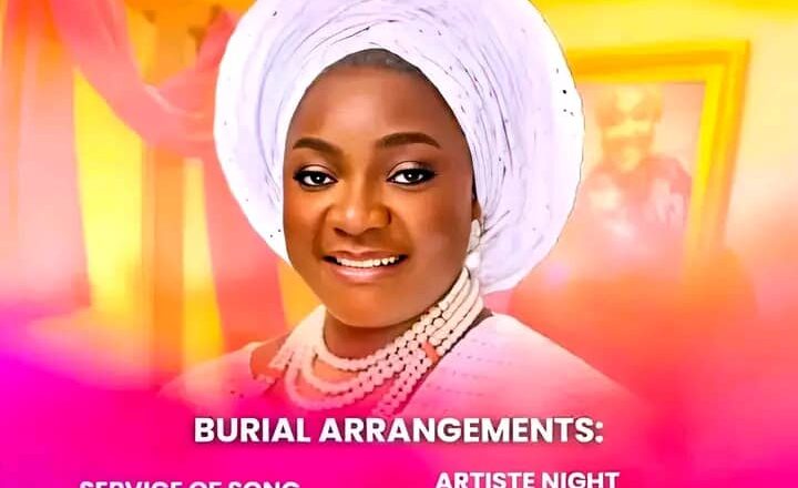 Gospel singer Bunmi Akinnaanu, known for ‘Omije Ojumi,’ to be laid to rest on January 21.