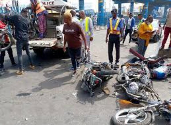Tragic: Two Killed After Petrol Tanker Collides with Motorcycle in Lagos
