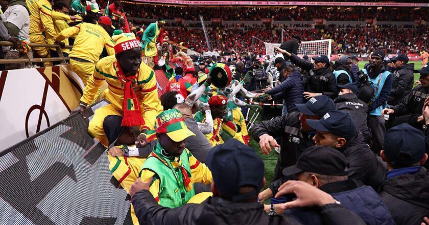 Moroccan police detain 18 Senegalese fans and one Algerian over hooliganism following violent clashes at chaotic AFCON final