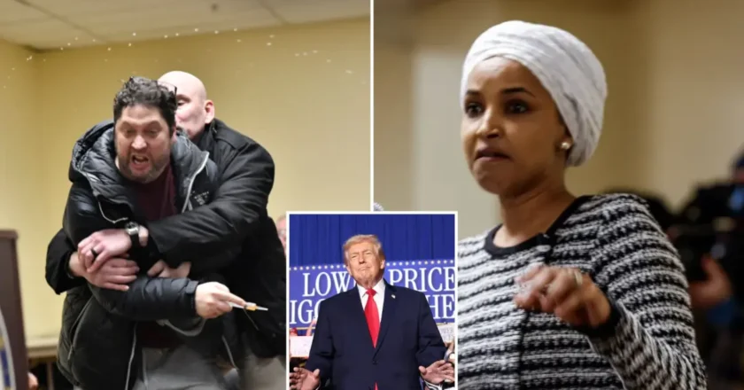 US Rep. Ilhan Omar suggests President Trump is to blame for syringe attack