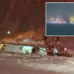 Private jet carrying 8 people crashes at Maine airport amid US snowstorm