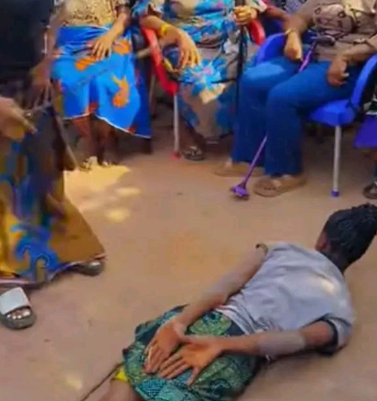 “Umuada punish young woman for allegedly assaulting brother’s wife in Anambra”