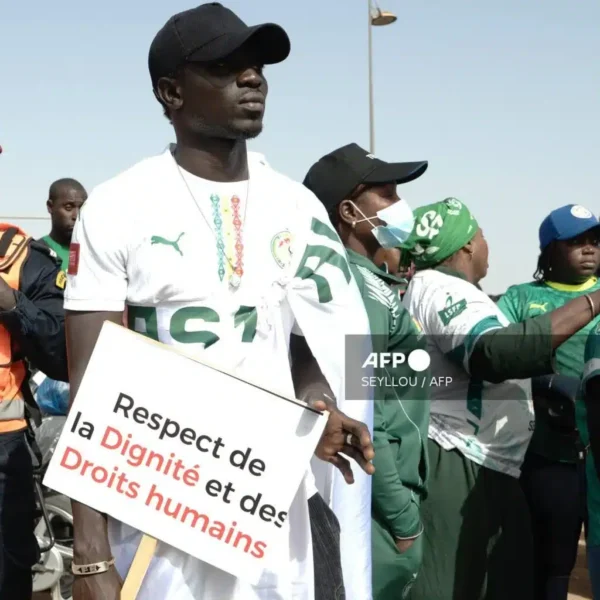 Senegalese Protest in Dakar Over Imprisonment of 18 Fans in Morocco After AFCON Final {PHOTOS}