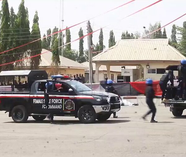 BREAKING : NSCDC female officer dies after patrol vehicle accident {VIDEO}