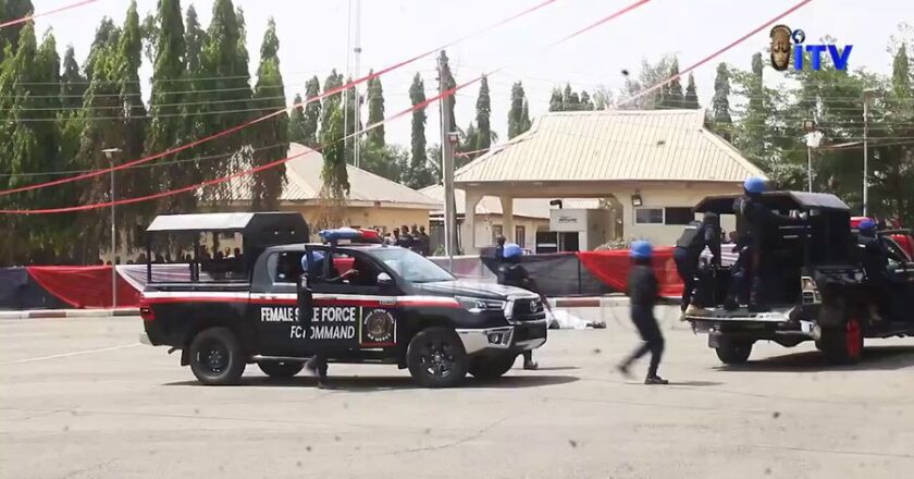 BREAKING : NSCDC female officer dies after patrol vehicle accident {VIDEO}