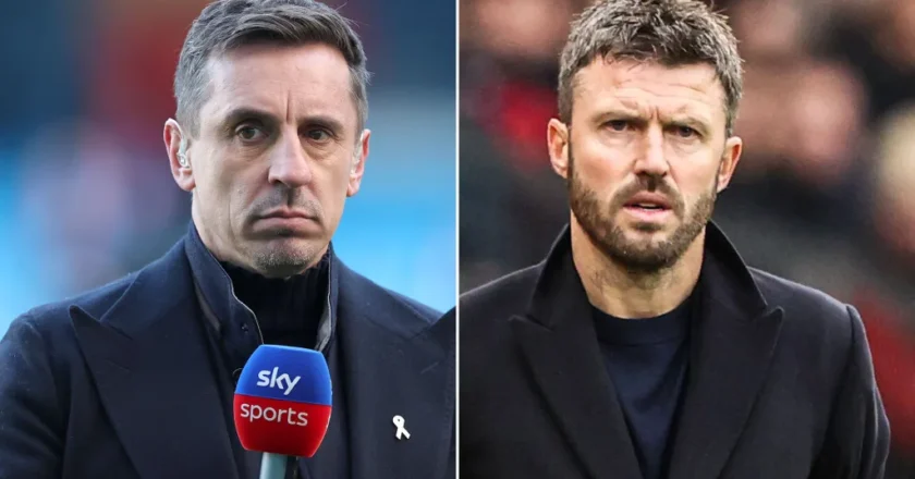 Manchester United must still target an elite manager despite Michael Carrick’s six-match unbeaten run, says Gary Neville.