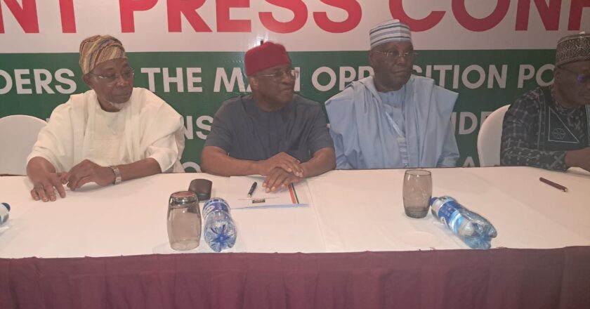 Opposition leaders urge N’Assembly to begin fresh electoral act amendment