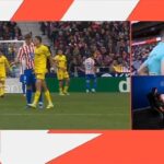 Footballer star sent off for ‘pinching opponent’s g3nitals’ (video)