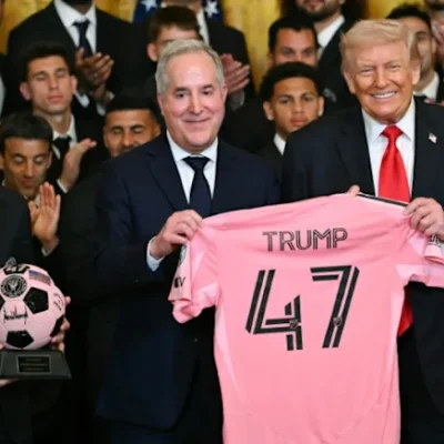 Lionel Messi visit President Trump at the White House with Inter Miami squad