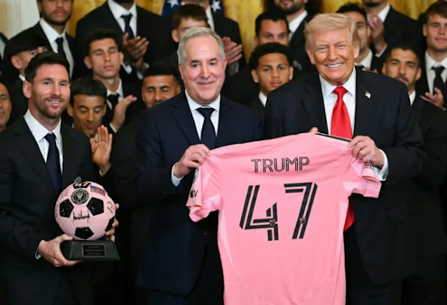 Lionel Messi visit President Trump at the White House with Inter Miami squad