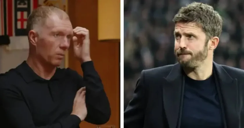 Man Utd manager Michael Carrick responds after Paul Scholes criticism