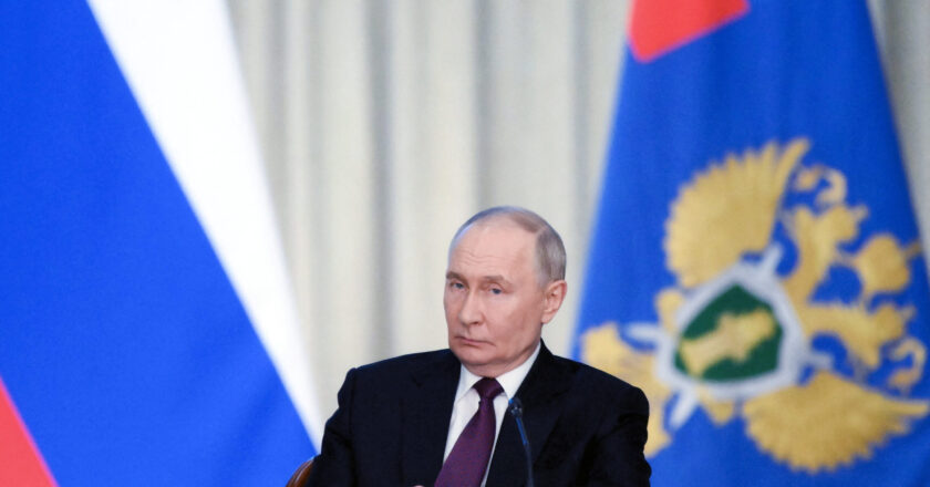 Russia denies sending drones to Iran amid U.S.-Israeli airstrikes.