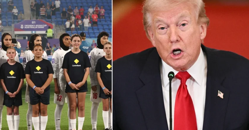 President Trump calls on Australia to give asylum to Iranian women’s soccer team members