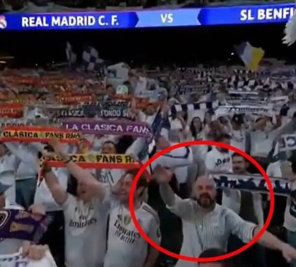 UEFA fines Real Madrid after fan filmed performing Nazi salute