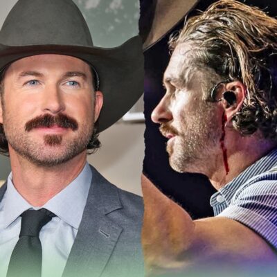 Singer Riley Green bleeds on stage after fan threw phone at his head during concert {VIDEO}