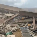 Students escape de@th as school building collapses in Lagos