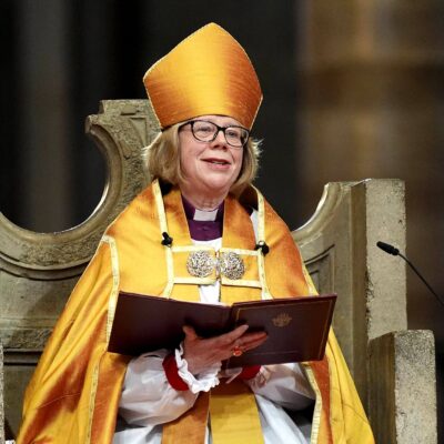 Ex-midwife enthroned as first female Archbishop of Canterbury