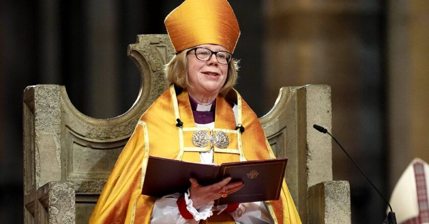 Ex-midwife enthroned as first female Archbishop of Canterbury