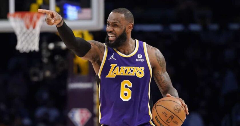 Lebron James breaks NBA appearance record as Lakers win thriller
