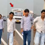 SAD : Young man di£s as truck rams into him from behind while he was creating content {VIDEO}