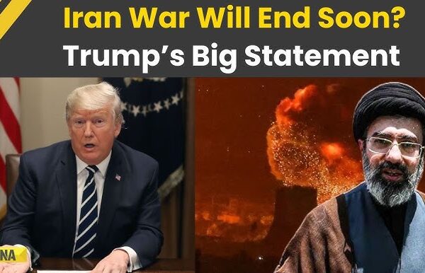Iran war will be ‘ended soon’ Trump says