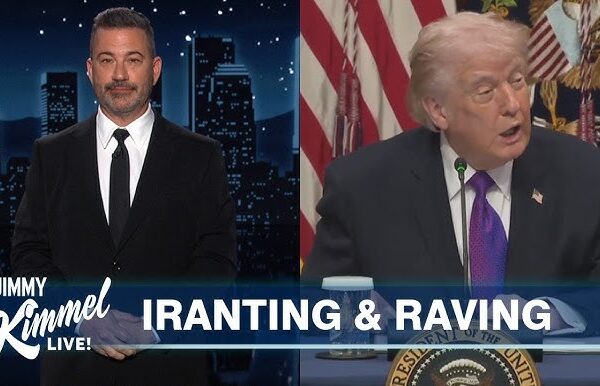 Comedian Jimmy Kimmel mocks Trump for threatening TV networks over Iran war coverage
