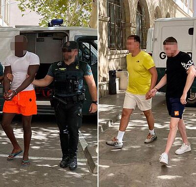 Eight men who filmed themselves gang-r@ping 18-year-old girl in a hotel are jailed for 73 years