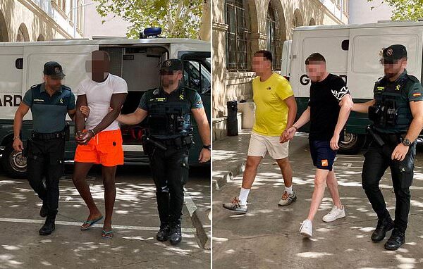 Eight men who filmed themselves gang-r@ping 18-year-old girl in a hotel are jailed for 73 years