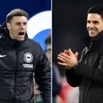 ‘I’ll never be your kind of manager’ – Brighton boss, Hurzeler slams Arteta