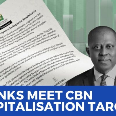 30 banks meet CBN recapitalisation rules 19 days to deadline