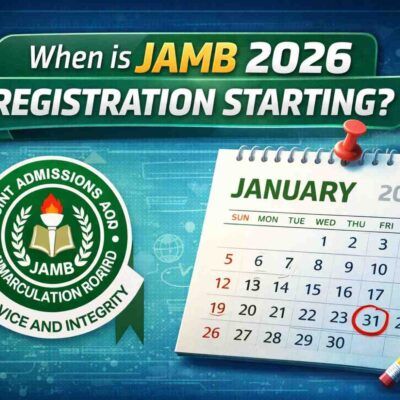 JAMB Opens Portal for 2026 Direct Entry Registration, Sets Deadline