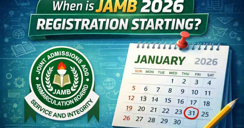 JAMB Opens Portal for 2026 Direct Entry Registration, Sets Deadline