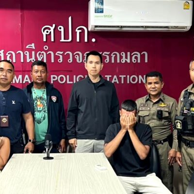 A French couple was arrested in Thailand for engaging in public sexual activity on a beach.