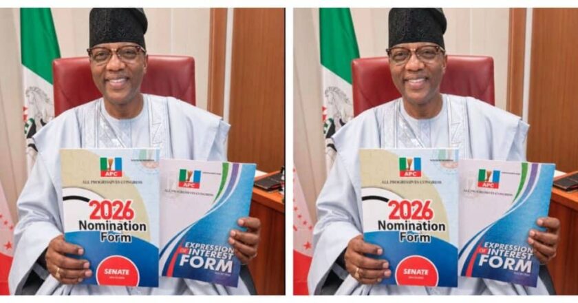Daniel dares gov Abiodun, picks nomination form despite adoption