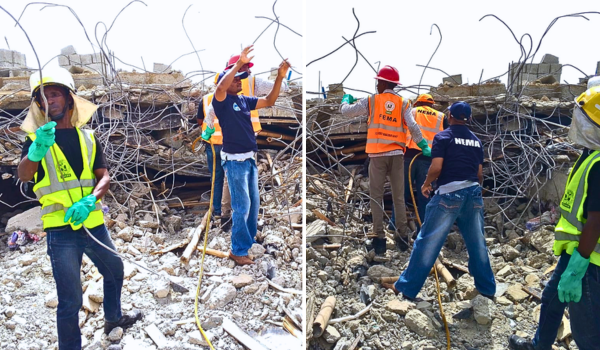 7 injured as 2 storey building collapses in Abuja (video)