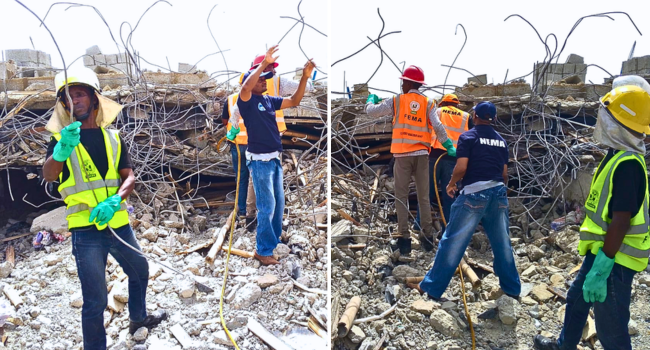 7 injured as 2 storey building collapses in Abuja (video)