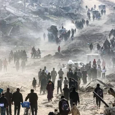 US and Hamas hold first direct talks since Gaza truce as ceasefire process stalls