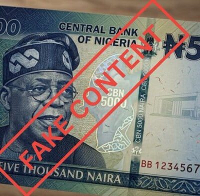 CBN Debunks Viral ₦5,000 Note Bearing Tinubu’s Image