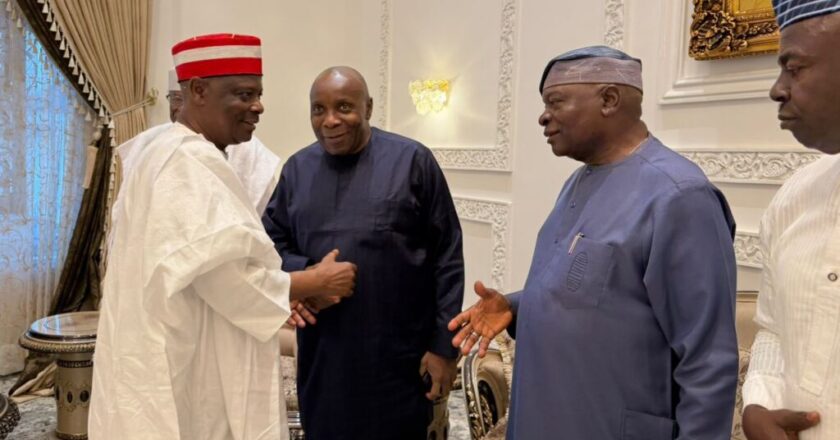 Atiku, Kwankwaso attend opposition leaders summit in Oyo {PHOTOS}