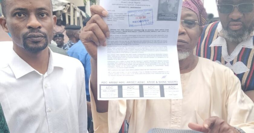 #OccupyINEC: Seven Key Points ADC Highlighted in Letter to INEC