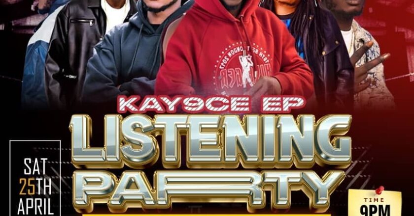 Kay9ce Set to Host “Rise Up” EP Listening Party with Star-Studded Performances