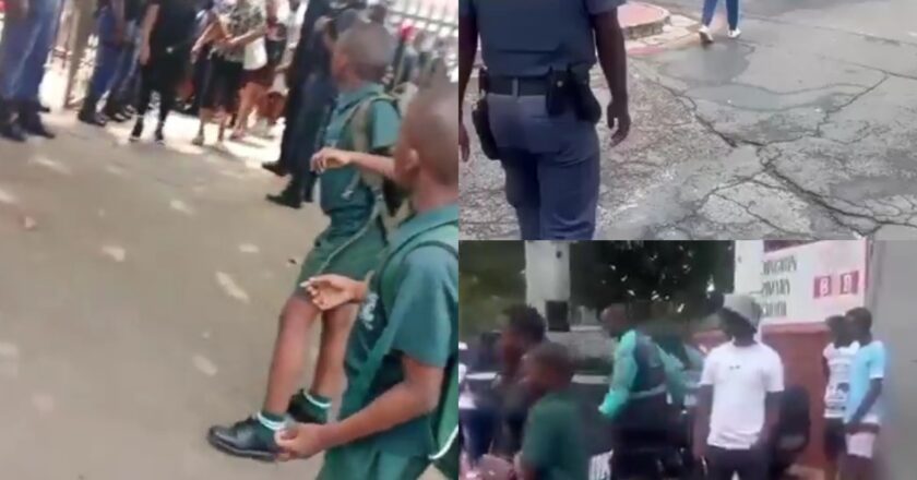 Black South Africans block Black children from other African countries from school {VIDE}