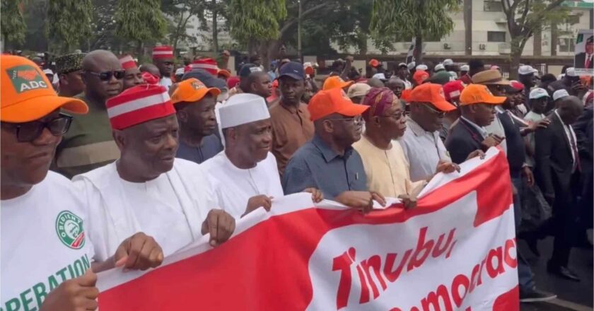 Atiku, Obi, Kwankwaso, others in protest over INEC decisions {VIDEO}